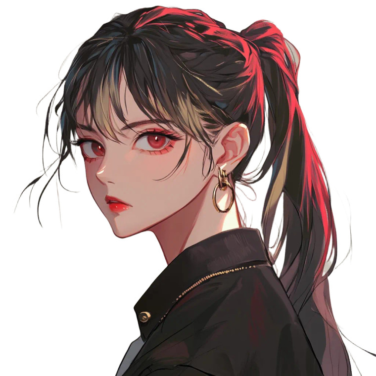 Chirios Anime Profile Vinyl Car Decal Sticker – Waterproof & UV-Resistant 8"