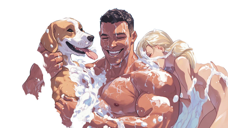 Muscle Man Birthday V2 Vinyl Car Decal Sticker – Waterproof & UV-Resistant 8"