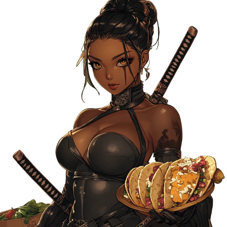 Legendary Female Samurai Vinyl Car Decal Sticker – Waterproof & UV-Resistant 8"