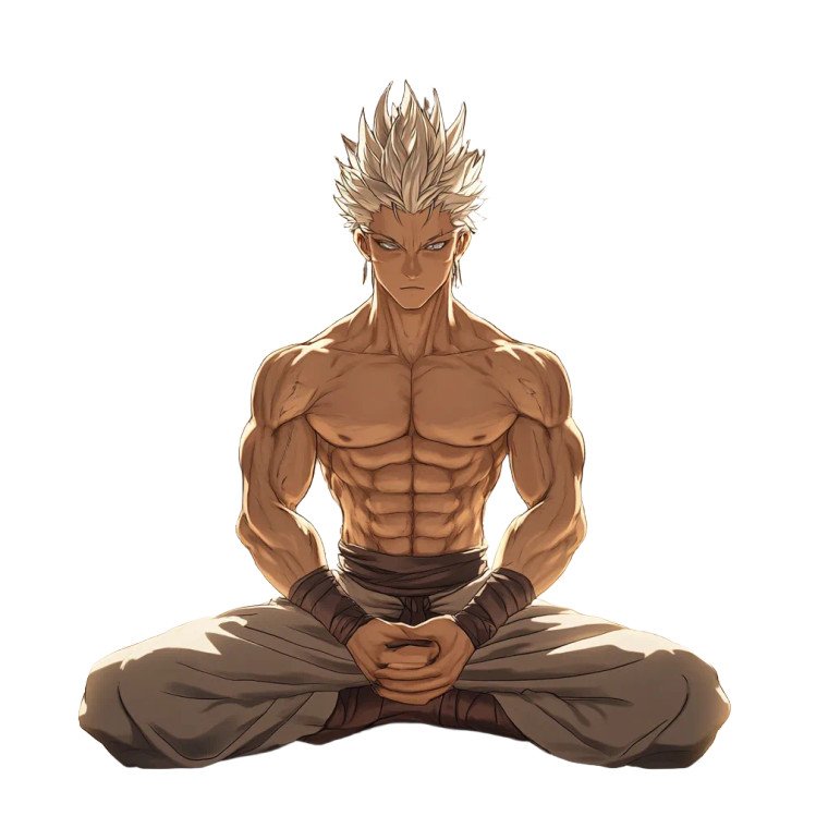 Garou Training Vinyl Car Decal Sticker – Waterproof & UV-Resistant 8"