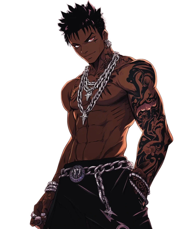 Anime Hiphop Warrior Vinyl Car Decal Sticker – Waterproof & UV-Resistant 8"