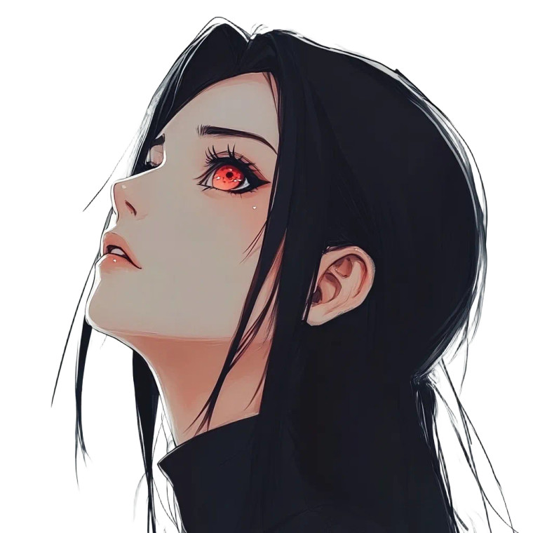 Itachi'S Twin Sister Vinyl Car Decal Sticker – Waterproof & UV-Resistant 8"