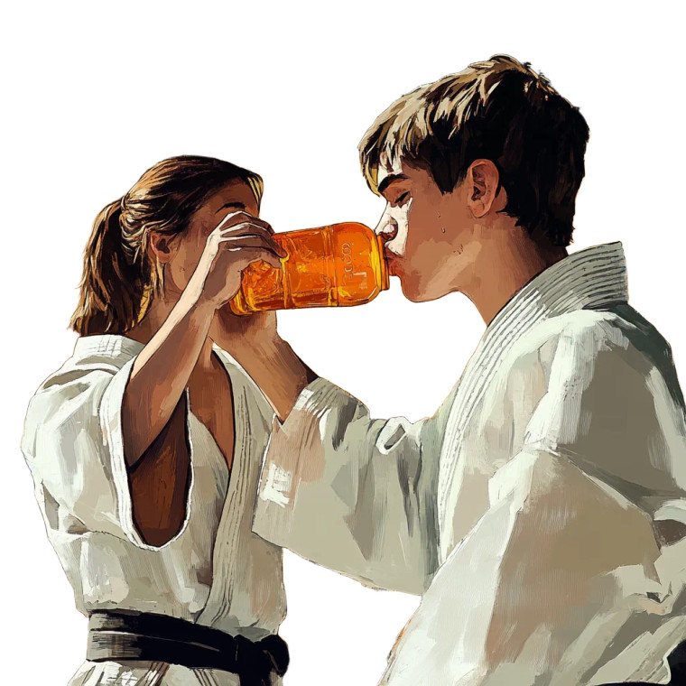 Karate Soda Clash Vinyl Car Decal Sticker – Waterproof & UV-Resistant 8"