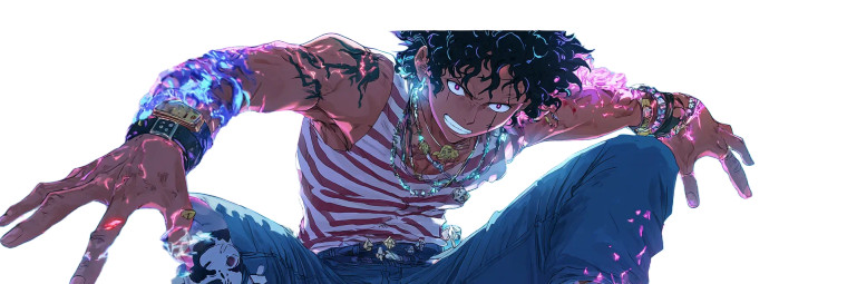 Isekai Cyborg Hero Vinyl Car Decal Sticker – Waterproof & UV-Resistant 8"