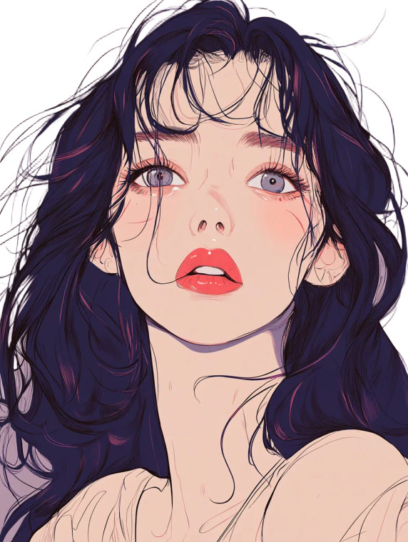 90S Anime Girl V29 Vinyl Car Decal Sticker – Waterproof & UV-Resistant 8"