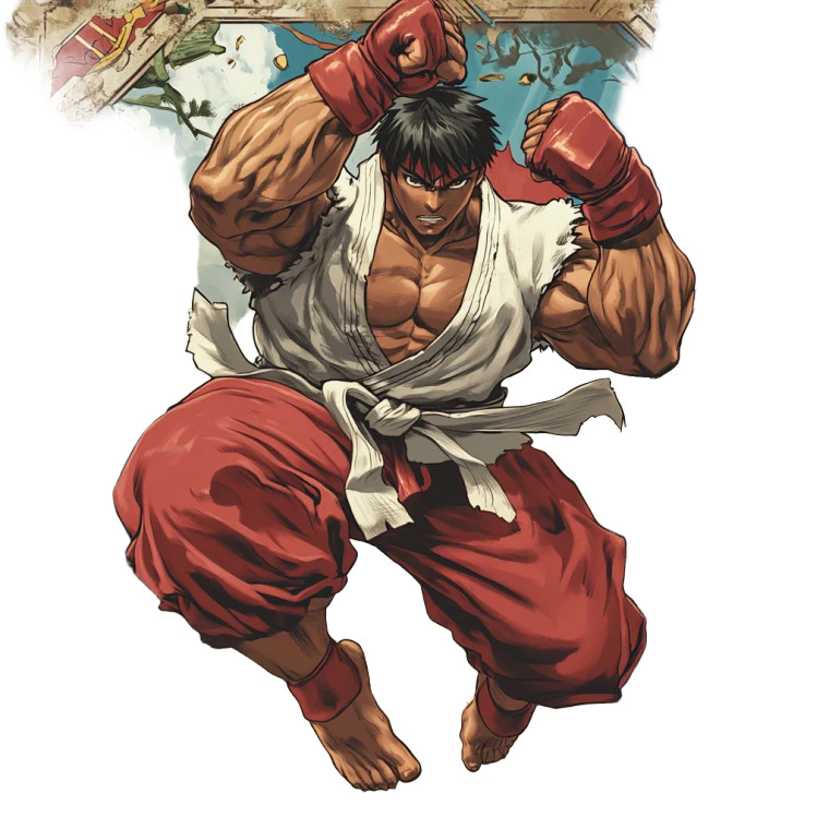Streetfighter Guard Vinyl Car Decal Sticker – Waterproof & UV-Resistant 8"