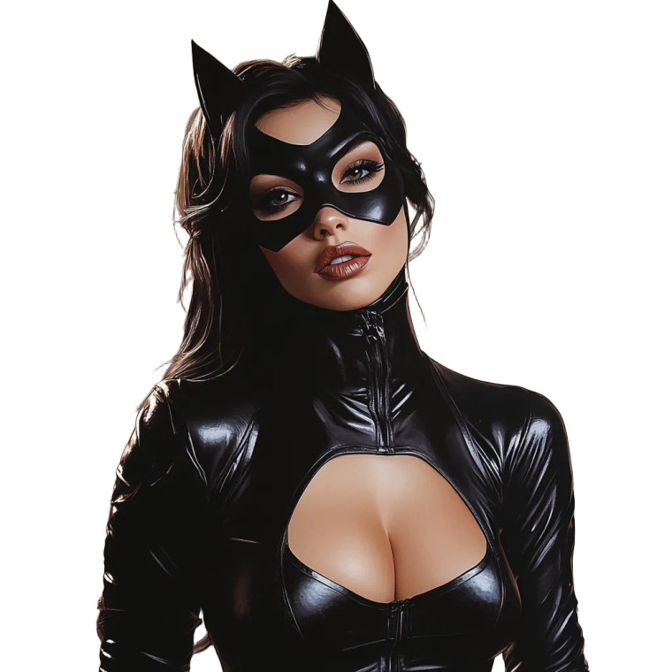 Olivia Nuzzi Catwoman Vinyl Car Decal Sticker – Waterproof & UV-Resistant 8"