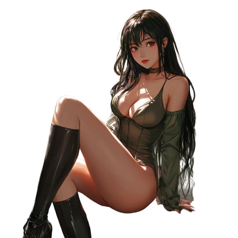 Anime Beauty V22 Vinyl Car Decal Sticker – Waterproof & UV-Resistant 8"