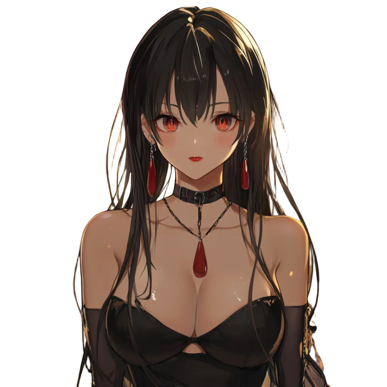 Anime-Style Girl V11 Vinyl Car Decal Sticker – Waterproof & UV-Resistant 8"