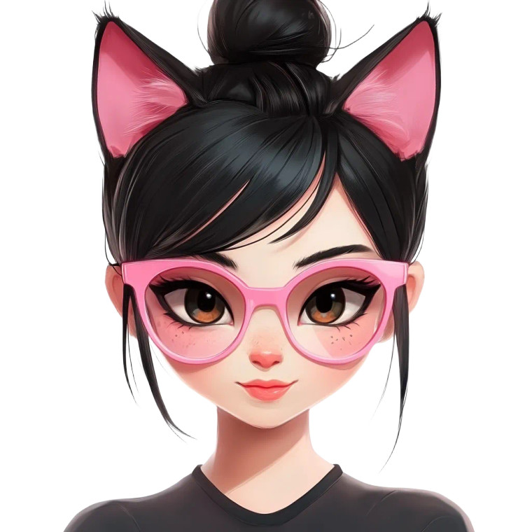 Cute Cat Gamer Vinyl Car Decal Sticker – Waterproof & UV-Resistant 8"