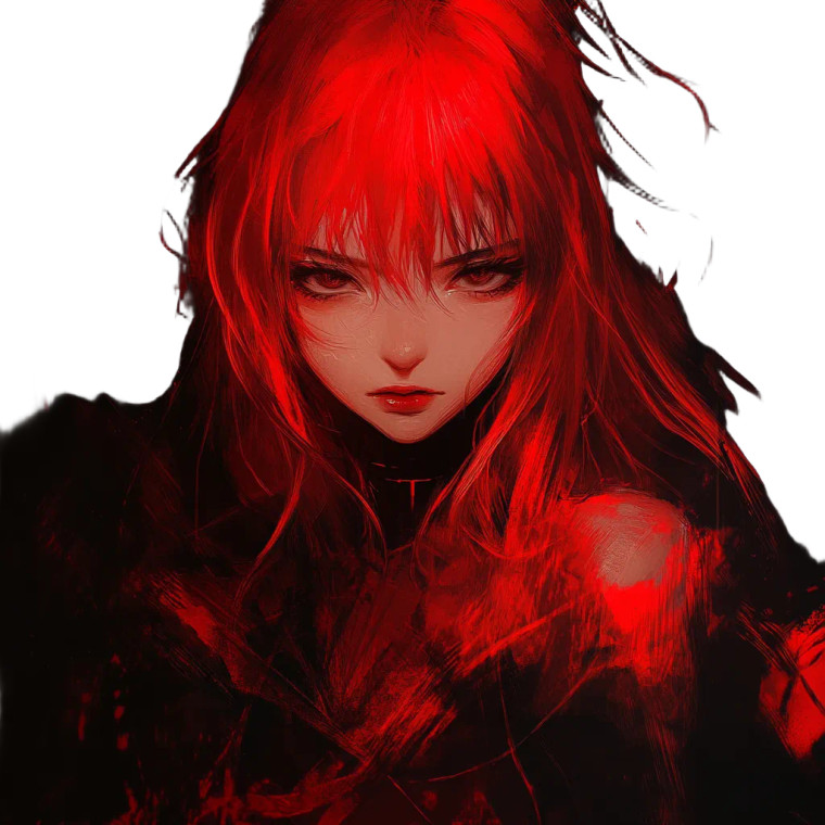 Anime Ginger Character Vinyl Car Decal Sticker – Waterproof & UV-Resistant 8"