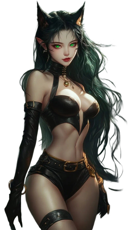 Proud Green-Haired Woman Vinyl Car Decal Sticker – Waterproof & UV-Resistant 8"