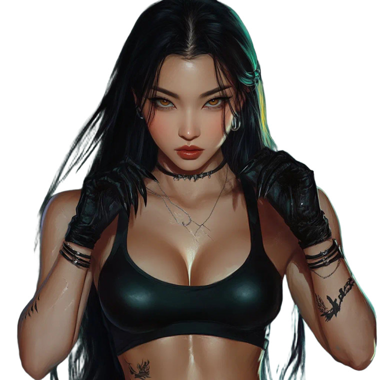 Anime Strong Abs V2 Vinyl Car Decal Sticker – Waterproof & UV-Resistant 8"