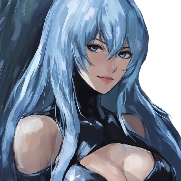 Esdeath Smiling V2 Vinyl Car Decal Sticker – Waterproof & UV-Resistant 8"