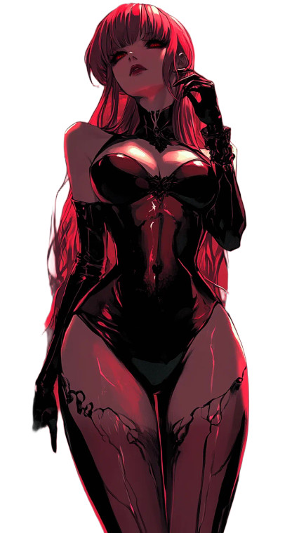 Baroque Pop Anime V2 Vinyl Car Decal Sticker – Waterproof & UV-Resistant 8"