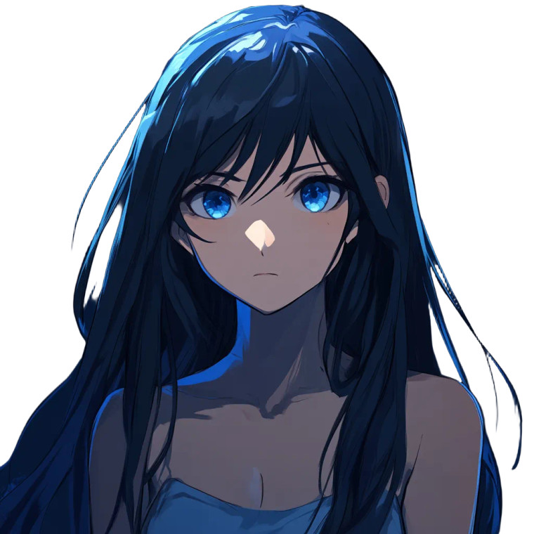 Blue-Eyed Girl Vinyl Car Decal Sticker – Waterproof & UV-Resistant 8" Blue-Eyed Girl Vinyl Car Decal Sticker – Waterproof & UV-Resistant 8"