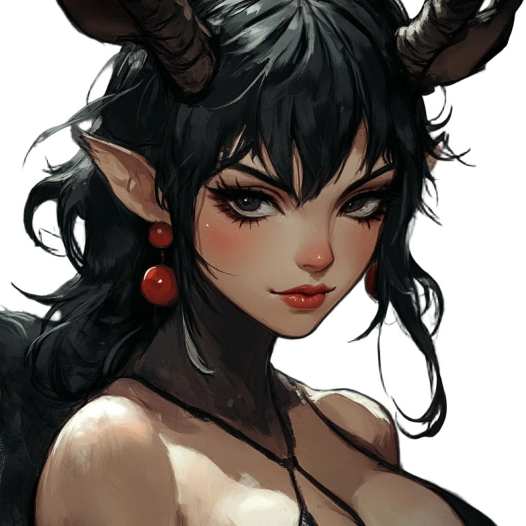 Emo Furry Mink V2 Vinyl Car Decal Sticker – Waterproof & UV-Resistant 8"