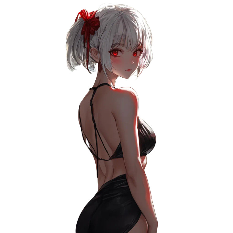 Anime Game Beauty V2 Vinyl Car Decal Sticker – Waterproof & UV-Resistant 8"