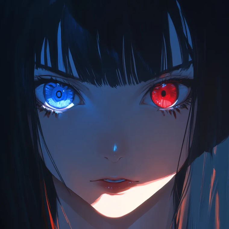 Worried Anime Girl Vinyl Car Decal Sticker – Waterproof & UV-Resistant 8"