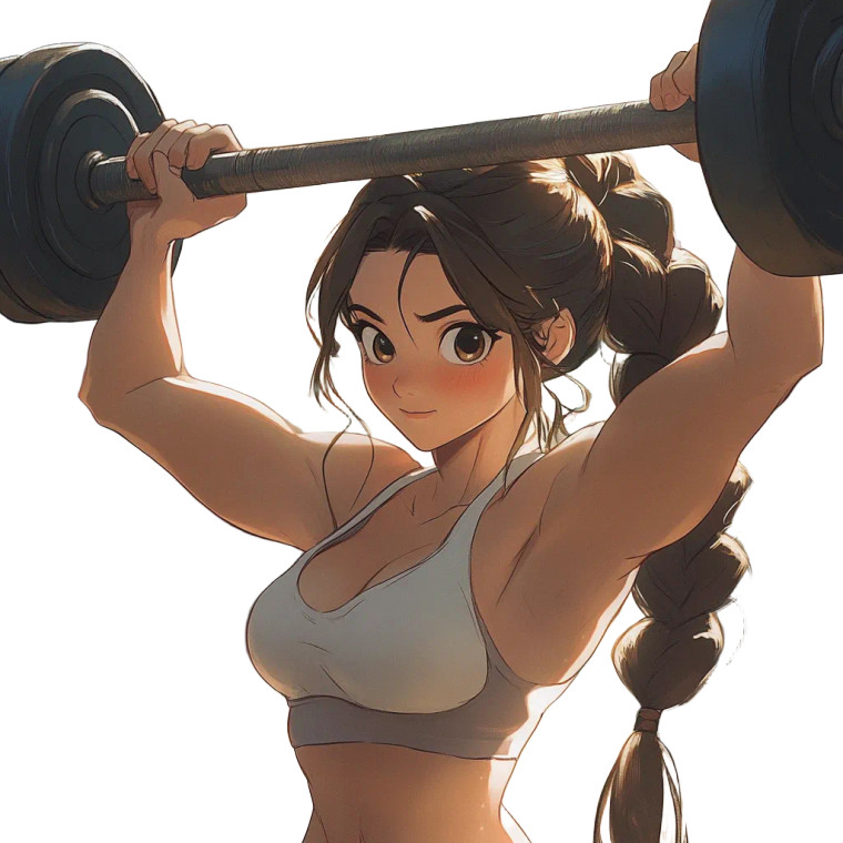 Lifting Princess Vinyl Car Decal Sticker – Waterproof & UV-Resistant 8"