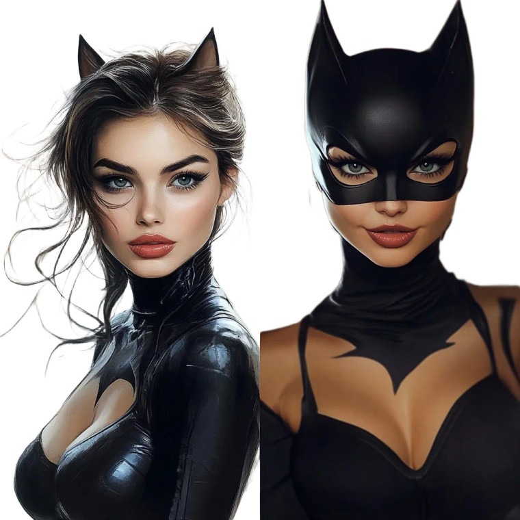 Catwoman Real Life Vinyl Car Decal Sticker – Waterproof & UV-Resistant 8"