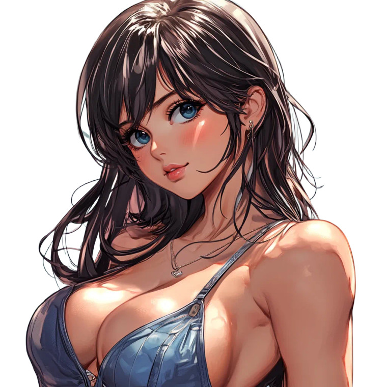 Anime Style Hottie V5 Vinyl Car Decal Sticker – Waterproof & UV-Resistant 8"