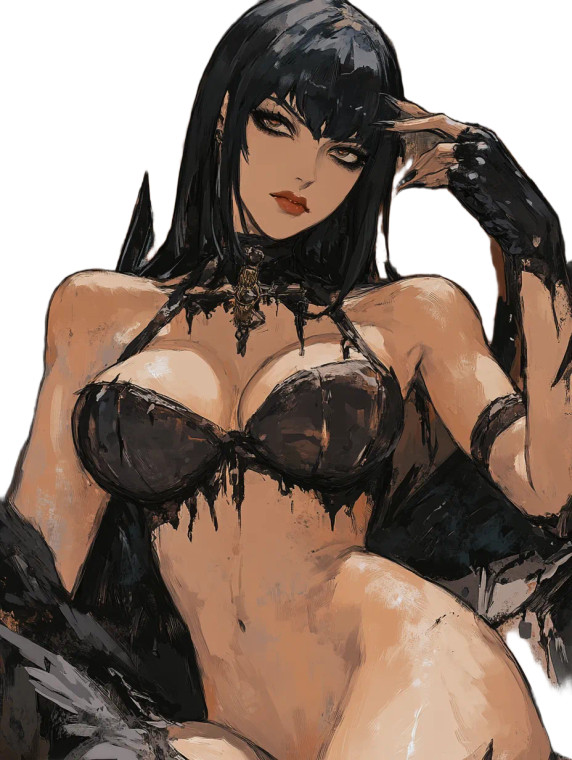 Egyptian Necromancer Princess V4 Vinyl Car Decal Sticker – Waterproof & UV-Resistant 8"