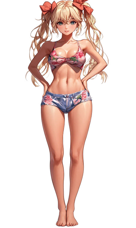 Vtuber Character Design V5 Vinyl Car Decal Sticker – Waterproof & UV-Resistant 8"