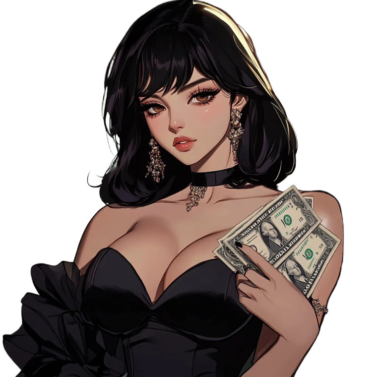 Disdainful Beauty Vinyl Car Decal Sticker – Waterproof & UV-Resistant 8"