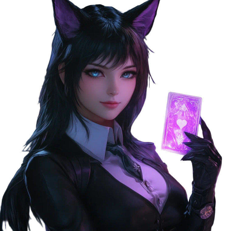 Fantasy Bartender Ace Vinyl Car Decal Sticker – Waterproof & UV-Resistant 8"