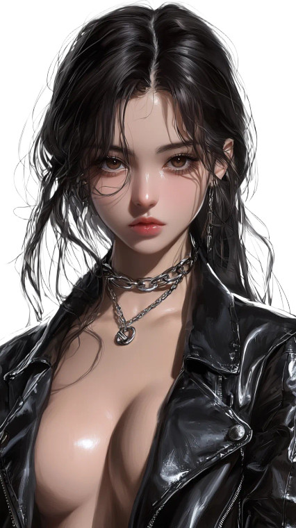 Anime Tomboy Character V12 Vinyl Car Decal Sticker – Waterproof & UV-Resistant 8"