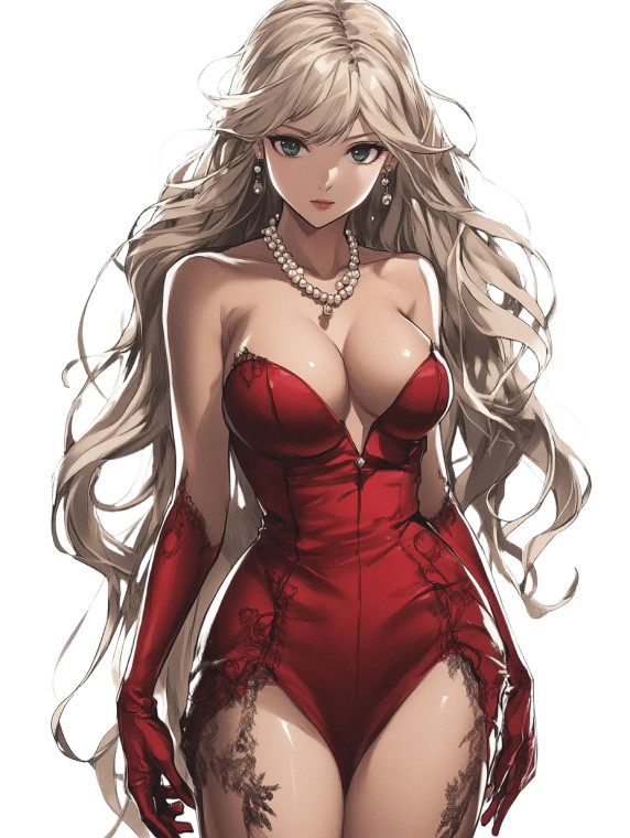 Ann Takamaki Elegance Vinyl Car Decal Sticker – Waterproof & UV-Resistant 8"