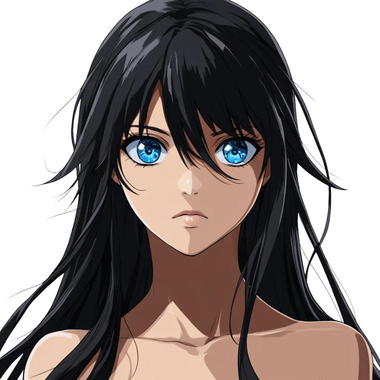 Anime Woman V31 Vinyl Car Decal Sticker – Waterproof & UV-Resistant 8"