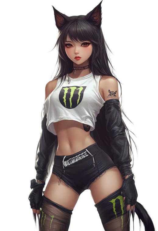 Anime Catgirl Athlete Vinyl Car Decal Sticker – Waterproof & UV-Resistant 8" Anime Catgirl Athlete Vinyl Car Decal Sticker – Waterproof & UV-Resistant 8"