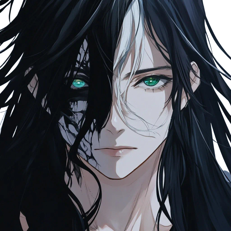 Scarred Anime Character Vinyl Car Decal Sticker – Waterproof & UV-Resistant 8"