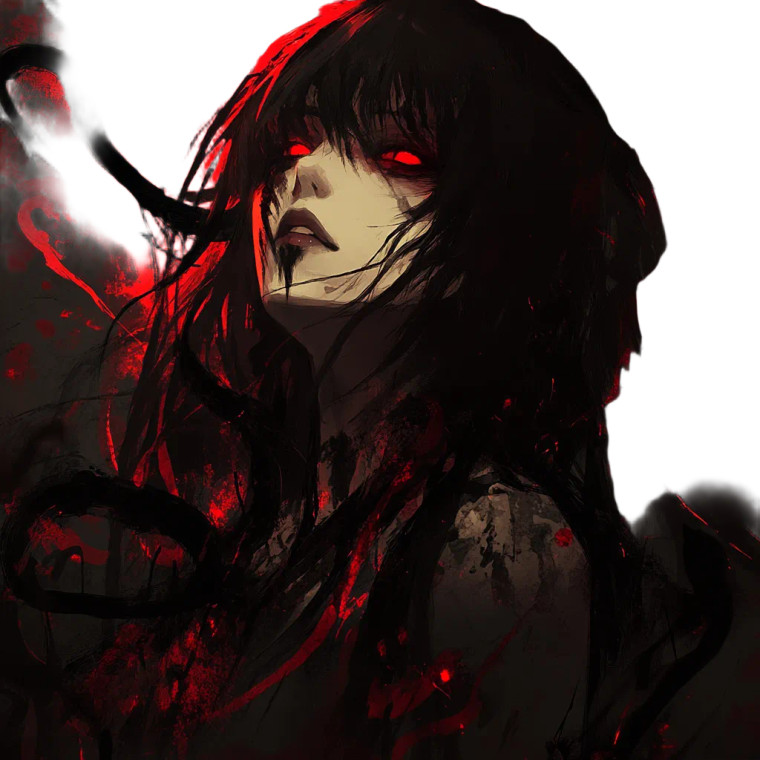 Infernal Anime Figure Vinyl Car Decal Sticker – Waterproof & UV-Resistant 8"