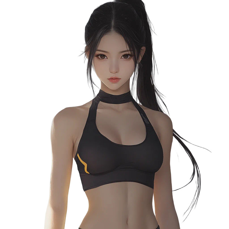 Stunning Athletic Woman V2 Vinyl Car Decal Sticker – Waterproof & UV-Resistant 8"