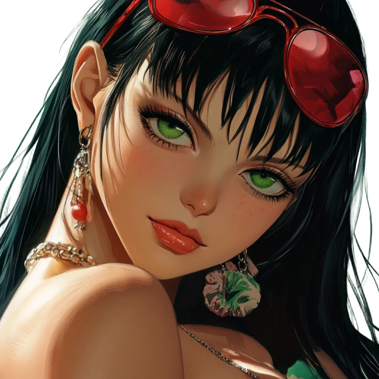 Nico Robin Anime V3 Vinyl Car Decal Sticker – Waterproof & UV-Resistant 8"