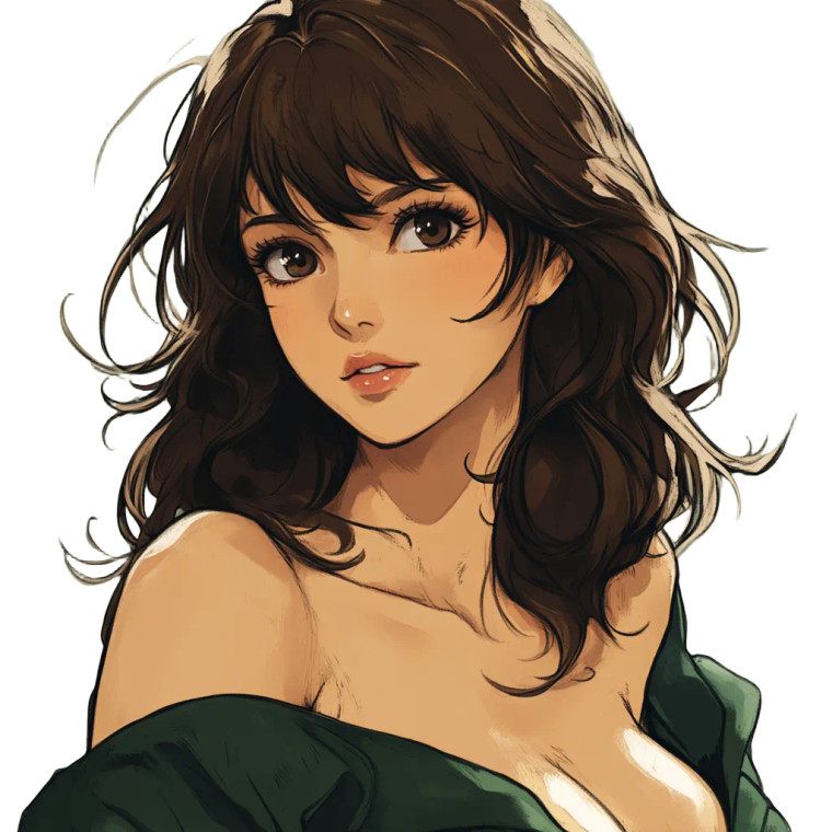 Charming Anime Waifu Vinyl Car Decal Sticker – Waterproof & UV-Resistant 8"