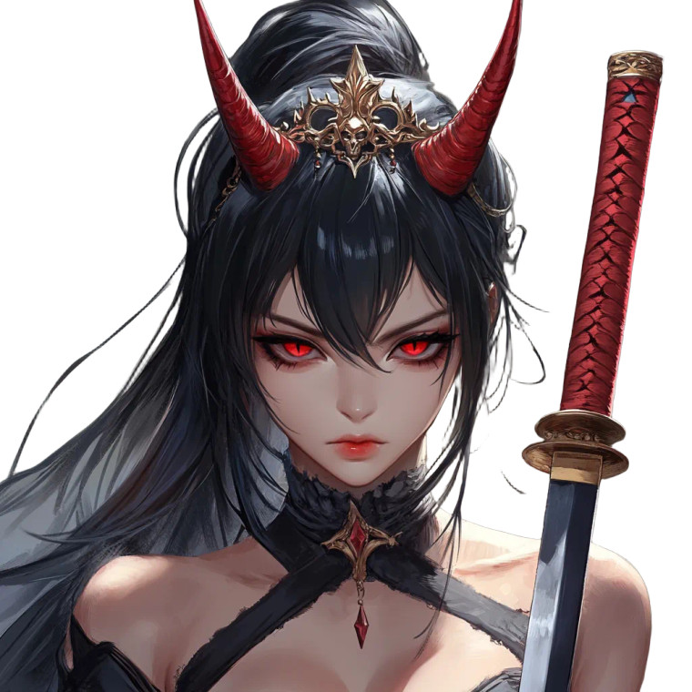 Umbra Vampire Goddess Vinyl Car Decal Sticker – Waterproof & UV-Resistant 8"