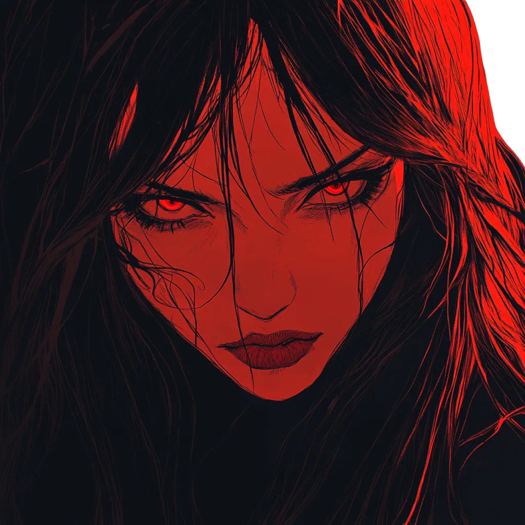 Angry Retro Anime Vinyl Car Decal Sticker – Waterproof & UV-Resistant 8"