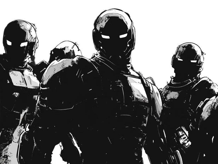 Superpowered Villains Team Vinyl Car Decal Sticker – Waterproof & UV-Resistant 8"