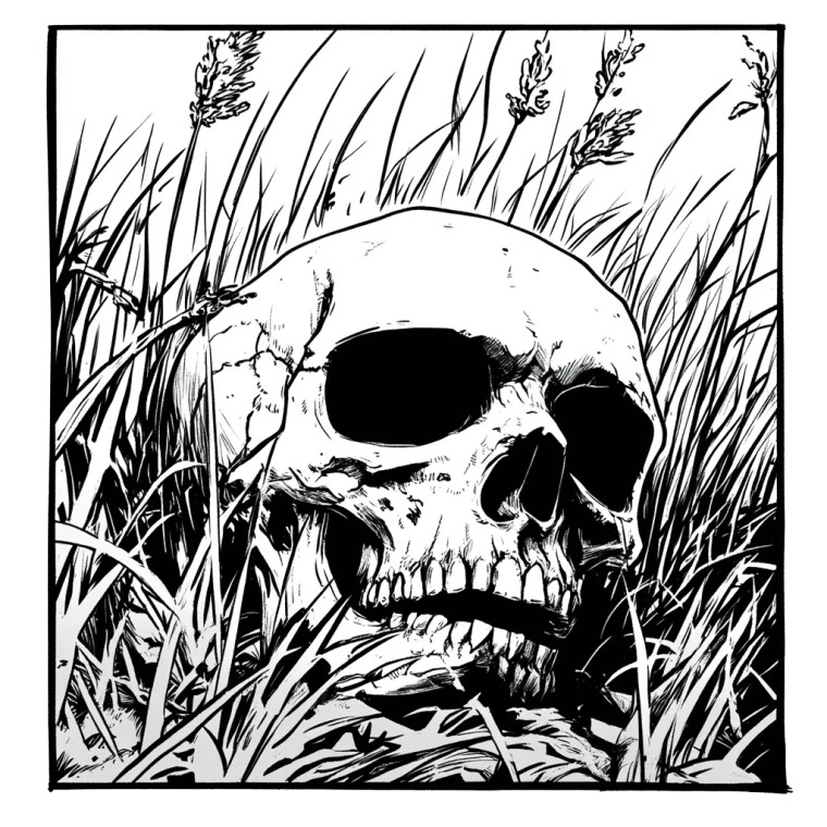 Vintage Cartoon Skull Vinyl Car Decal Sticker – Waterproof & UV-Resistant 8"