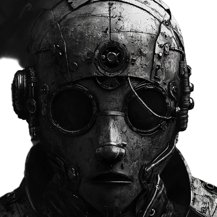 Steampunk Warrior Vinyl Car Decal Sticker – Waterproof & UV-Resistant 8"