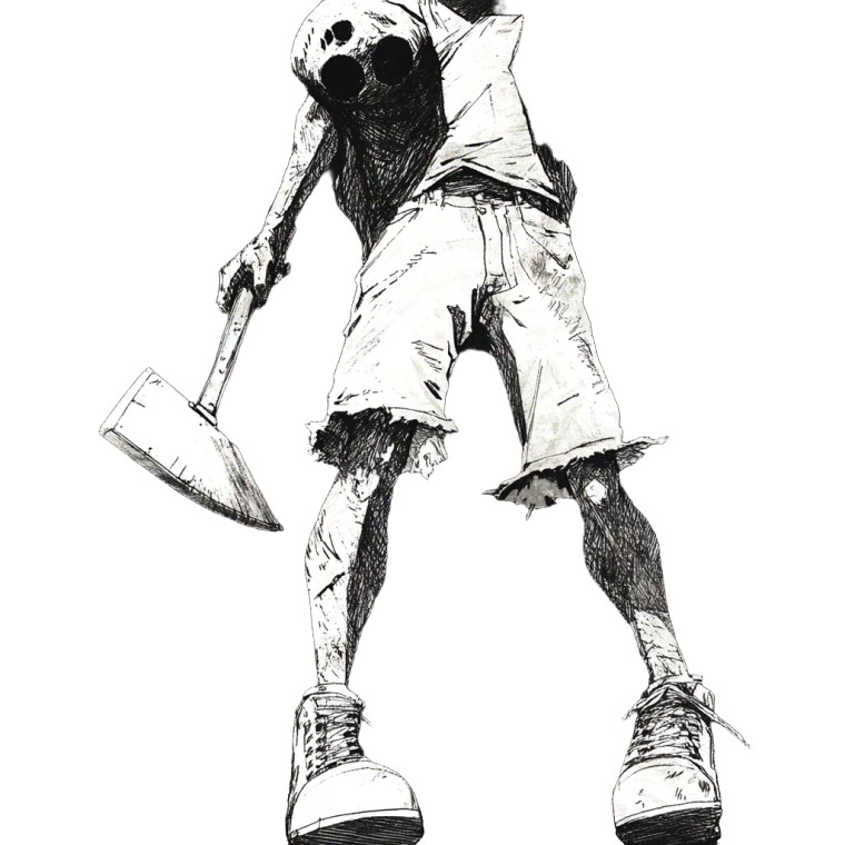 Disoriented Attacker Vinyl Car Decal Sticker – Waterproof & UV-Resistant 8"