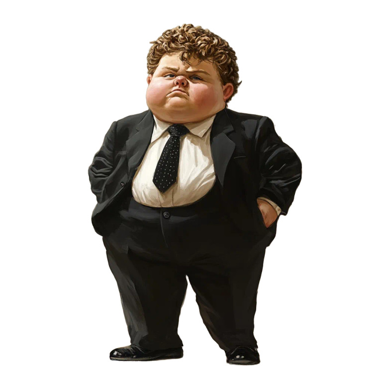 Mad Fat Kid Vinyl Car Decal Sticker – Waterproof & UV-Resistant 8"