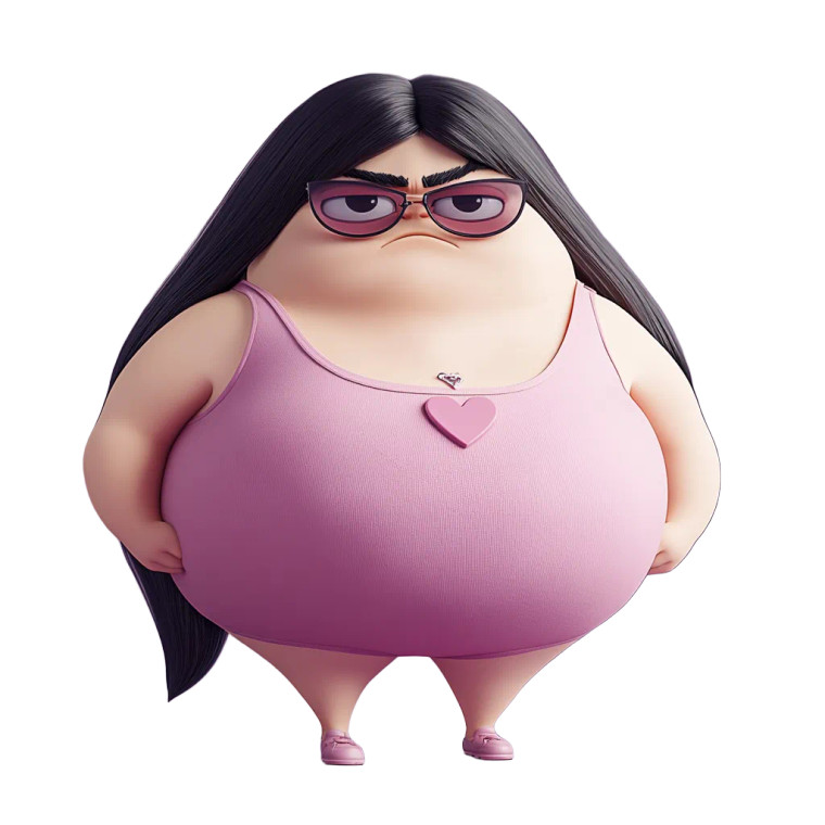 Cartoon Character Vinyl Car Decal Sticker – Waterproof & UV-Resistant 8"