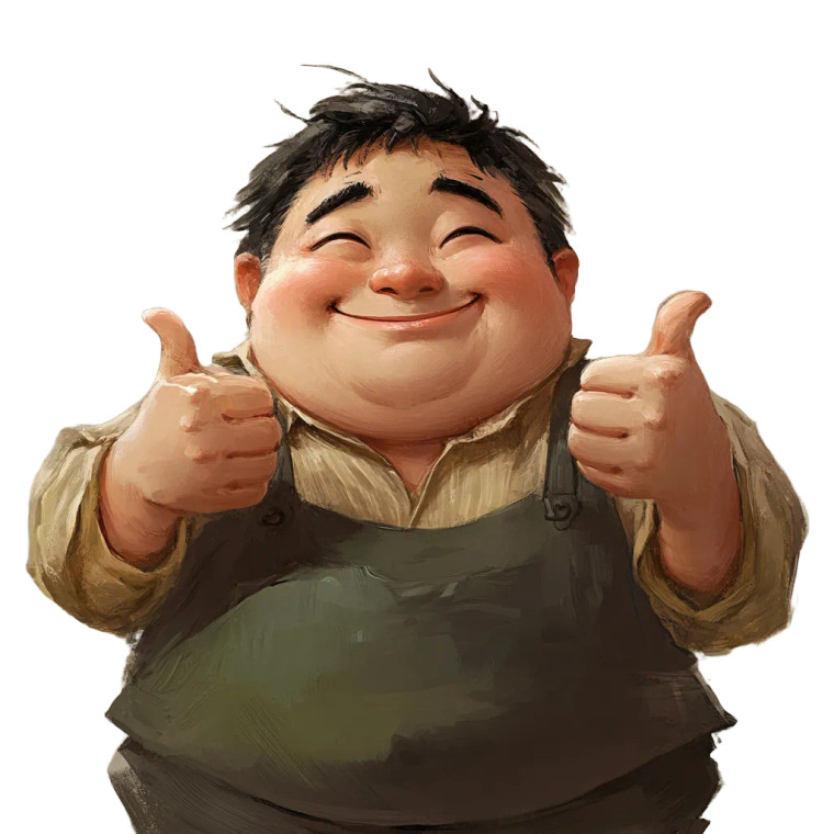 Happy Ghibli Man Vinyl Car Decal Sticker – Waterproof & UV-Resistant 8"