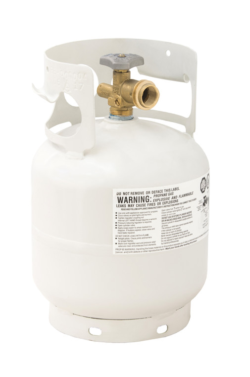 Flame King 5 lb Propane Tank | Pre-Purged Steel Tank for LP Gas | Portable and Reliable