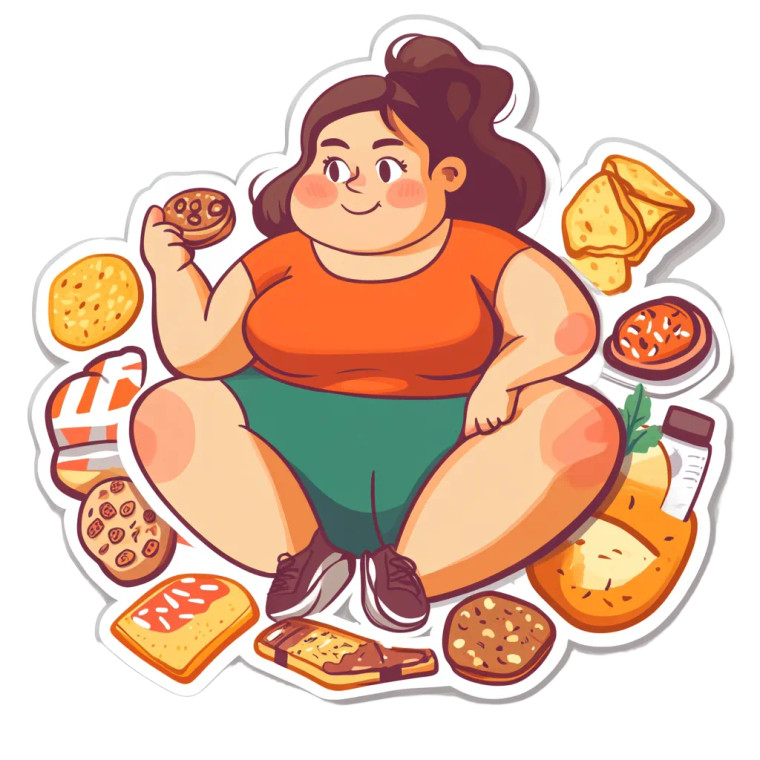 Playful Workout Temptation Vinyl Car Decal Sticker – Waterproof & UV-Resistant 8"